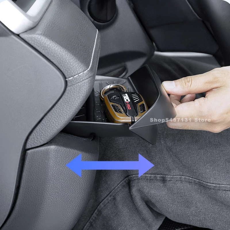 صندوق تخزين السائق صندوق تخزين مخفي لملحقات Toyota RAV4 الداخلية 2020 2021 2022 2023 2024 2025 #4