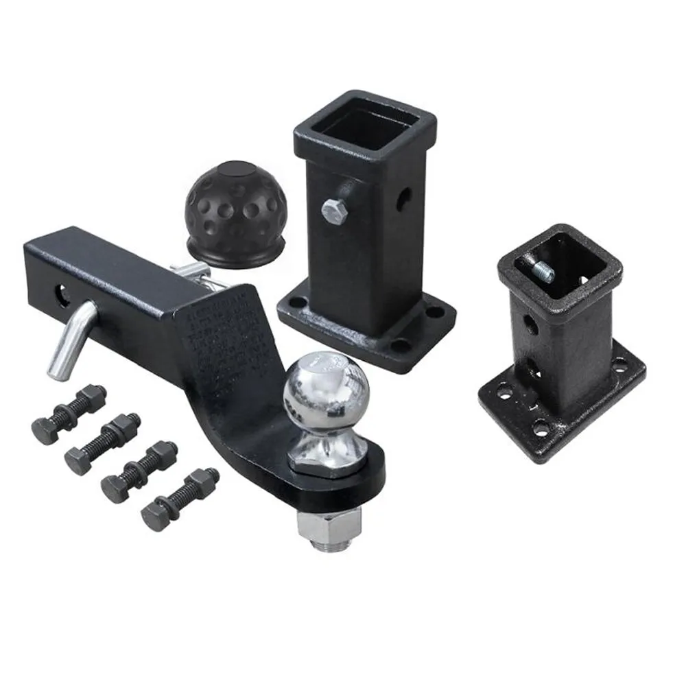 Trailer Arm Ball Hitch Set Free Protective Cap Connector Mod Parts For RV Yacht Off-Road Trailer Towing