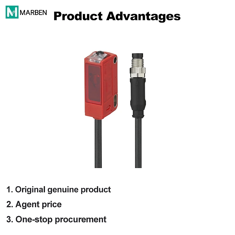 50133647 PRK3C Mirror Reflection Photoelectric Sensor Polarizing Film Ind Automation Detection Compact High Accuracy Stable