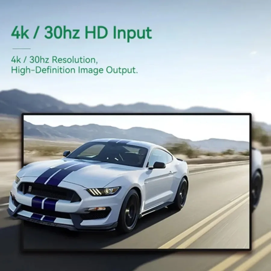 НОВАЯ карта видеозахвата HDMI 4K 30 Гц HDMI к USB 3.0 USB 2.0 USB-C Video Grabber Box для Macbook PC Game PS4 DVD Запись камеры