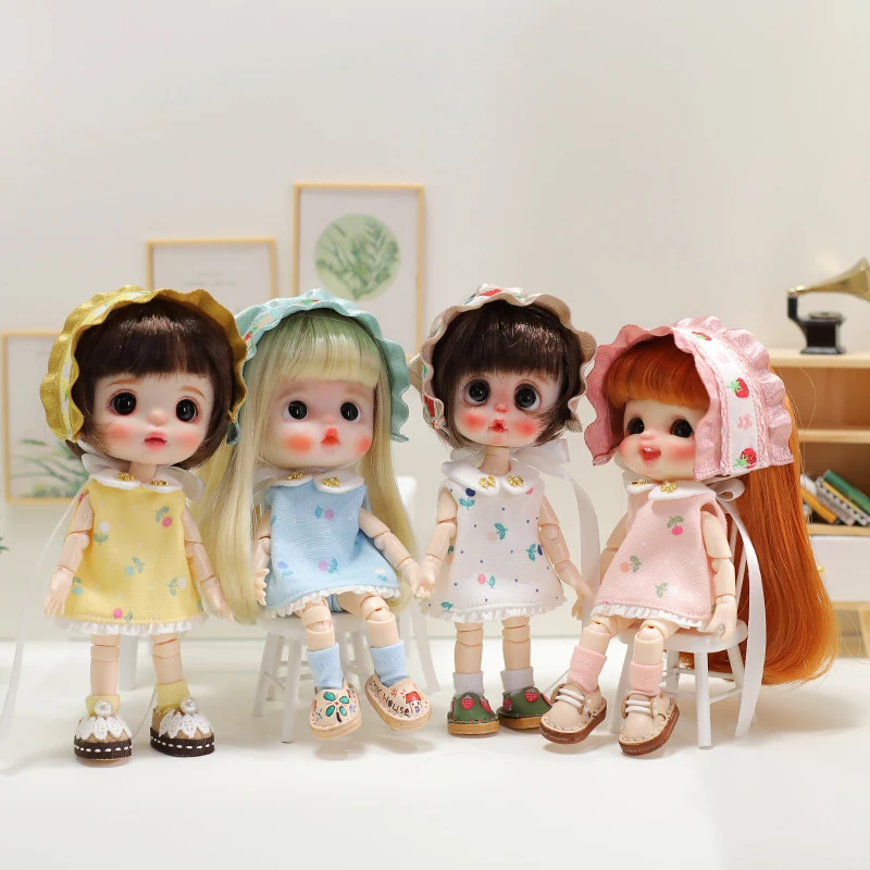 

Новый костюм HOUZIWA для куклы Молли 1/12 BJD OB11, Одежда для куклы