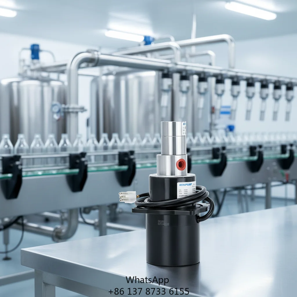 

Precision SUS316L Dosing Pump For Liquid Filling Machine Magnetic Drive Micro Gear Pump