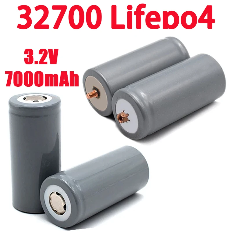 

100% Orignal 3.2V 7Ah 32700 Lifepo4 Battery 7000Mah 35A Maximum Continuous Emission 55A High Power Electric Bicycle Scooters