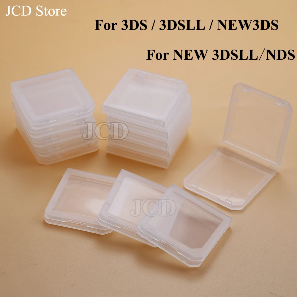 5/10 Pcs Clear Plastic Game Cartridge Case Dust Cover For Nintend NEW 3DS NEW 3DS LL NDS Dustproof Easy Storage Game Box