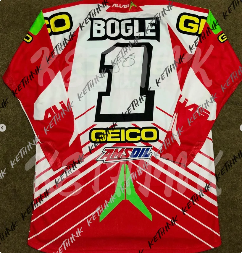 

Honda 2026 Hot Long Sleeve Motorcycle Jersey Breathable #1 BOGLE Bike Riding Shirt Comfortable Off-Road Racing Top