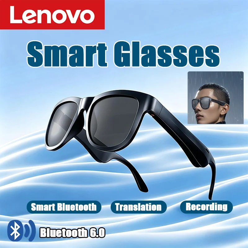 Lenovo Smart Glasses Remote Control Touch Recording Translat