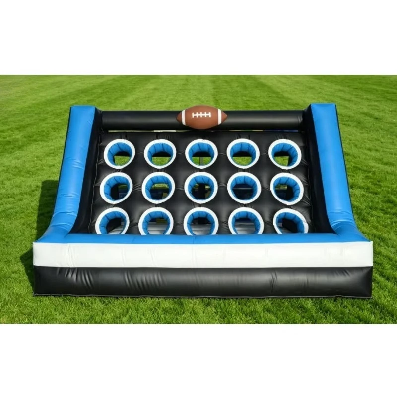price commercial inflatable throwing ball game, with free logo, including a blower, repair kit, PVC bag, suitable for rental