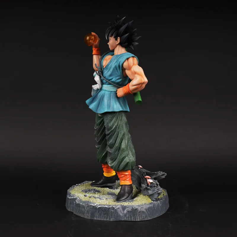 Dragon Ball Goku หัวเราะมีความสุขดูสี่ดาวขนาดใหญ่พิเศษ Dragon Ball Saiyan อะนิเมะตัวเลขเครื่องประดับของเล่นคริสต์มาสของขวัญ