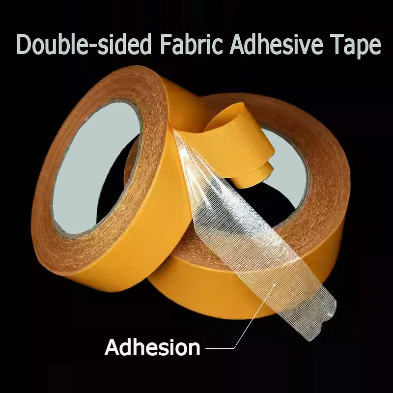 

Heavy-duty fabric double-sided tape with high viscosity, thickened for securing wedding carpets, seam splicing, super sticky, re