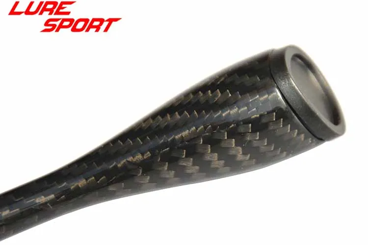 Imagem -05 - Luresport-triangular Carbono Butt Grip Rod Componente de Construção 3k Woven 255 cm Faça Você Mesmo Acessório em Branco Punho Ice Rod Repair