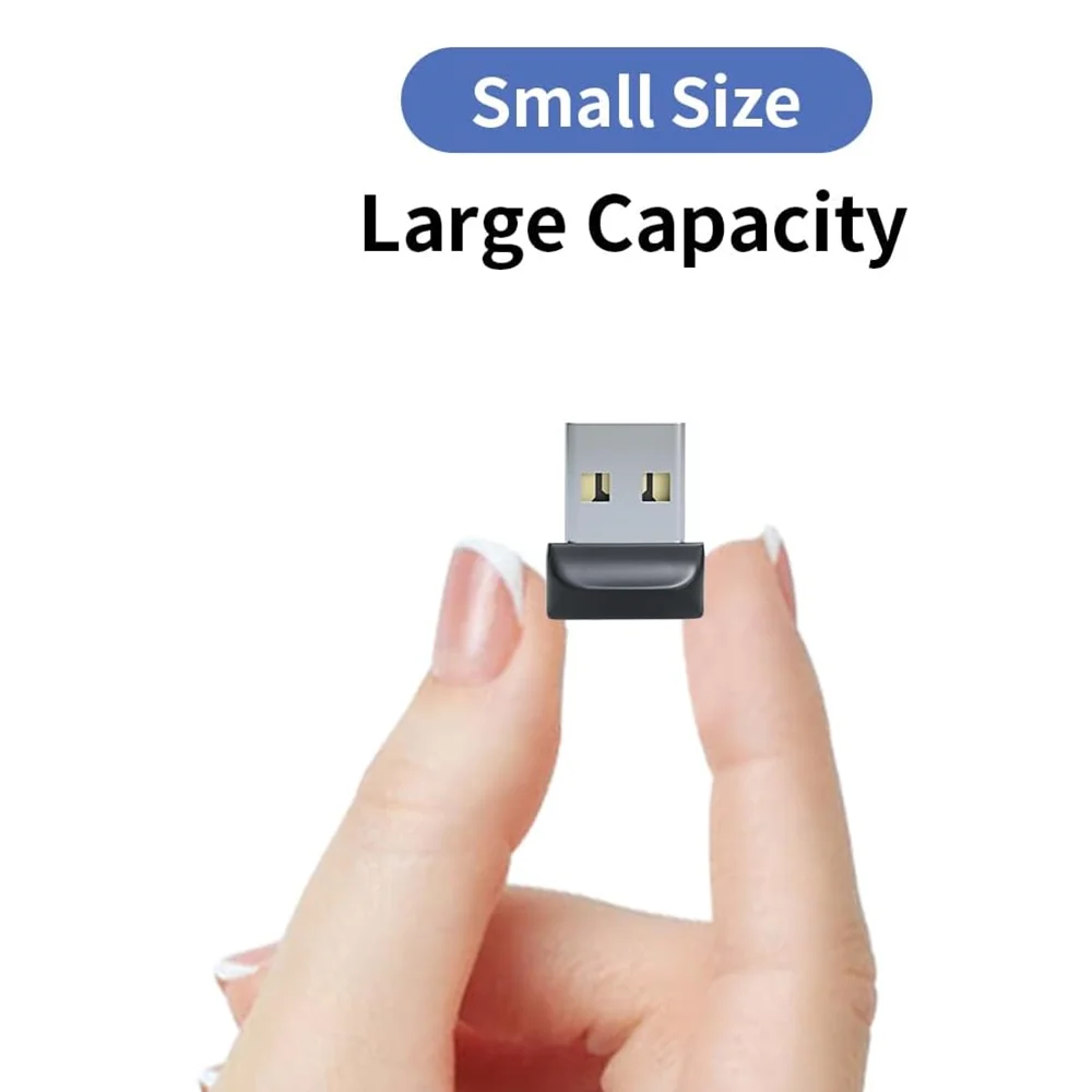 BINFUL Super Mini 256 GB USB-Flash-Laufwerk, wasserdicht, 2 TB, 1 TB, 512 GB, echte Kapazität, USB 2.0-Speicherstick, Thumbdrive