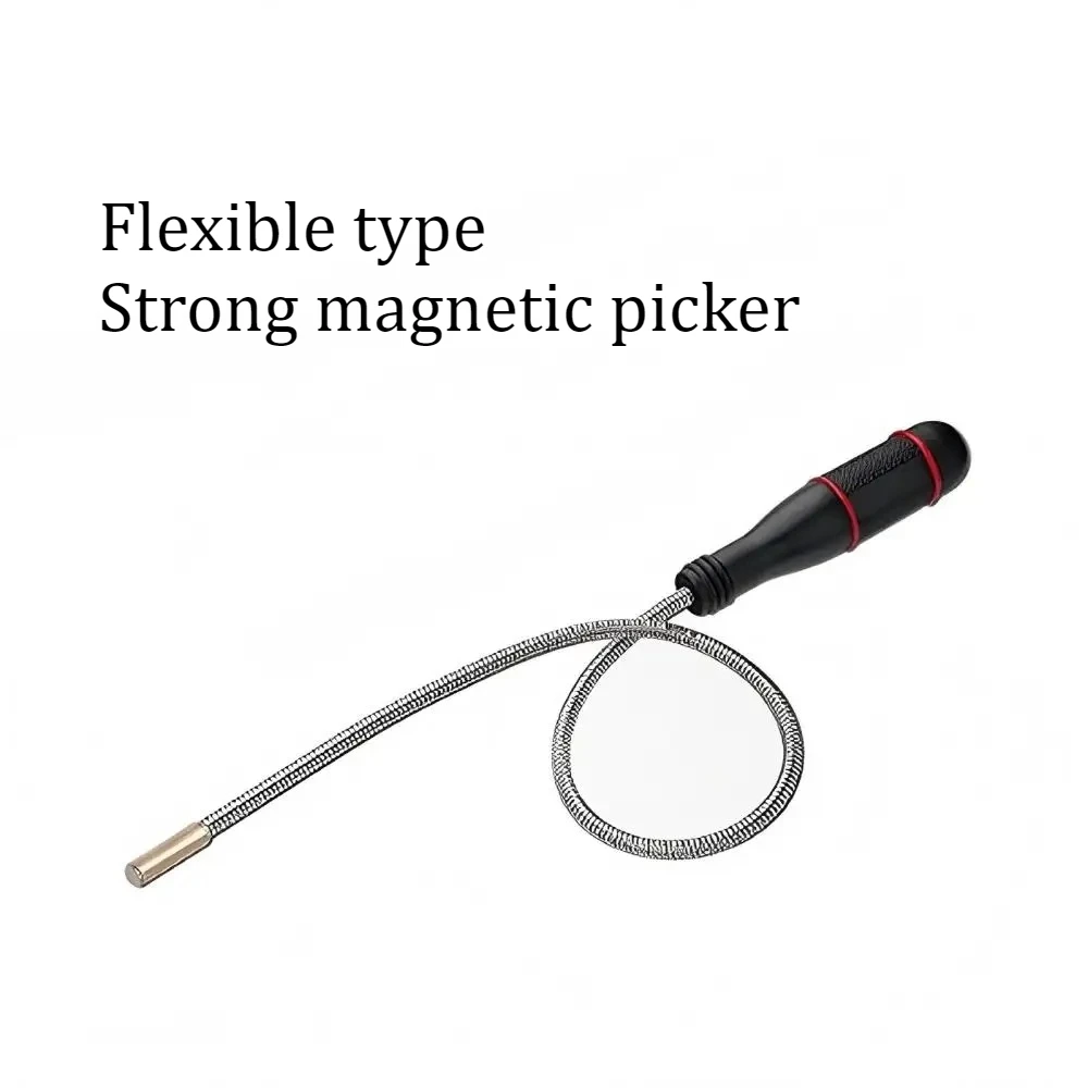

Гибкий магнитный инструмент для захвата, складная магнитная палочка для поиска падающих предметов, для доступа к раковинам и дренажам