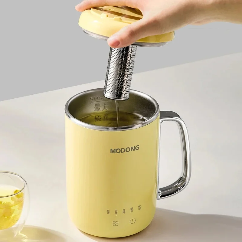 450ml Electric Kettle Cooking Pot Portable Heating Cup Stew Cup Travel Multicooker Hotpot Office Health Preserving Pot 220V