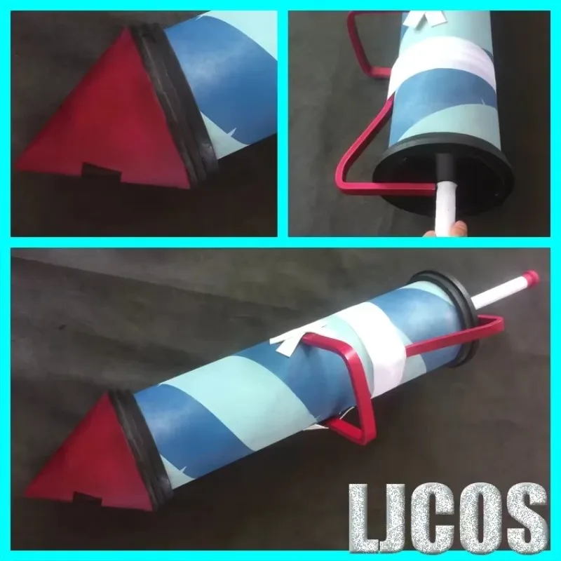 Smiley Face Joker Game Identity Ⅴ Rocket Launcher Props  Cosplay Props  for Halloween Carnival Fancy Party