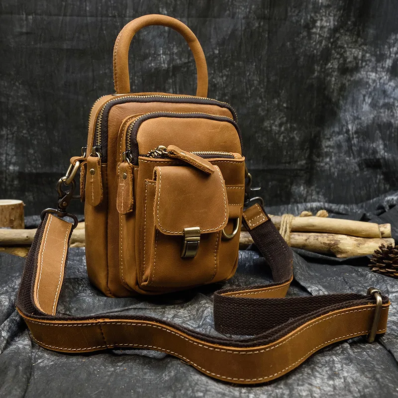 

Уличная сумка на ремне, сумки на плечо, кошелек сбоку, индивидуальные сумки на плечо для упражнений, кожаная сумка для мобильного телефона, Un Sac Épaule MHDJB