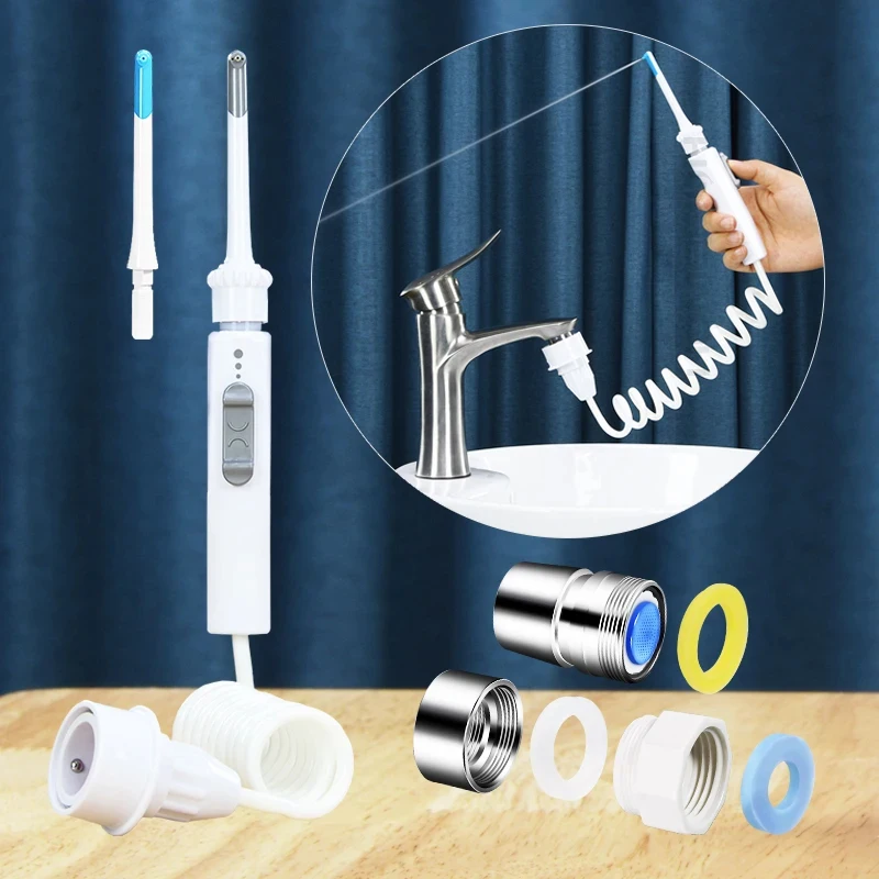 HOMEFISH Detachable Faucet Water Flosser Dental Cleaner Toothbrush - Home Oral Care Device for Deeper Cleaning And Freshness image 6