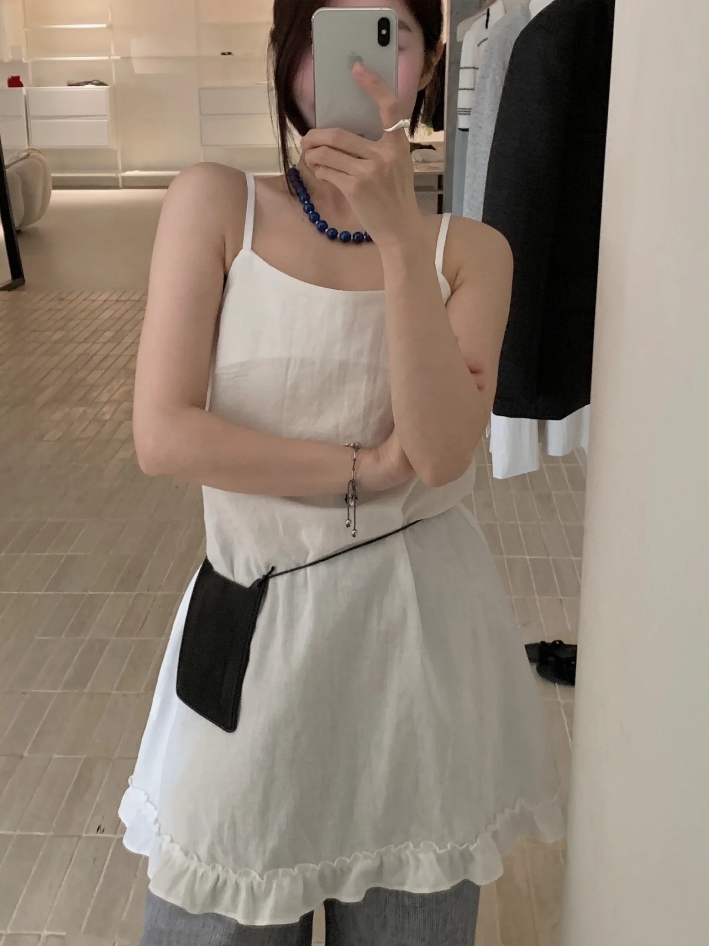 Vestido f chique de verão, fofo em camadas, sem alças, colete, e, versátil, peça única, decote em u, sem marca ...