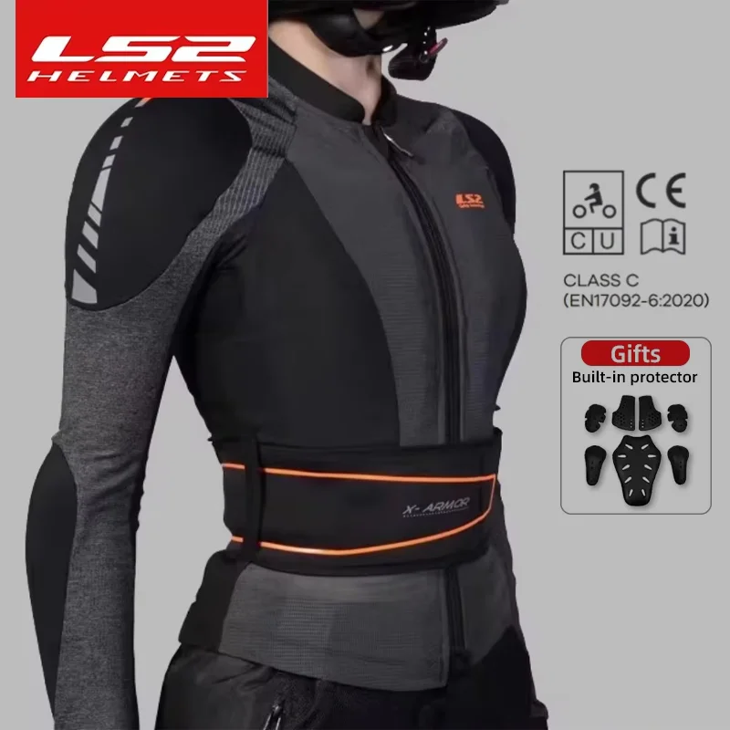 

LS2 X-Armor MJ141 одежда для гонок на мотоциклах, весна-лето, мужская и женская мягкая броня, защита от падения CE