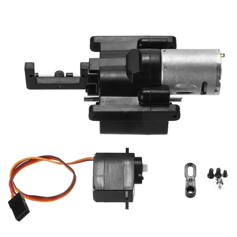 Caixa de engrenagens de mudança de velocidade wpl para wpl b1 b24 b16 b36 c24 1/16 4wd 6wd atualização rc peças do carro caixa de transmissão