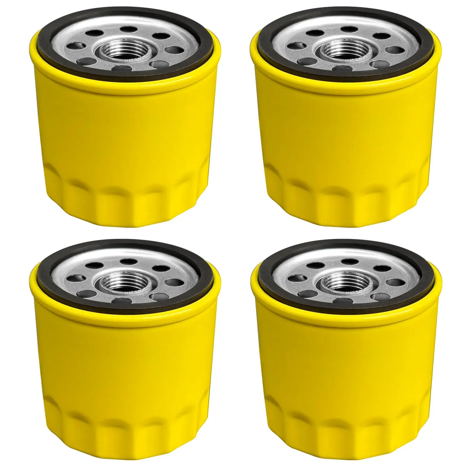 Oil Filter 4 For Pack for Lawn Mower For Engines SV600 SV610 SV620 Compatible Metal Construction 3/4-16 Thread Size