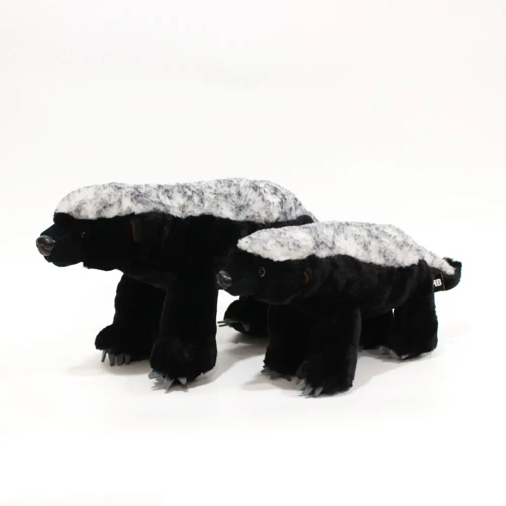 Adorable Wild Animal Badger Mongoose Room Decor Lifelike Badger Honey Stuffed Cartoon Simulation Badger