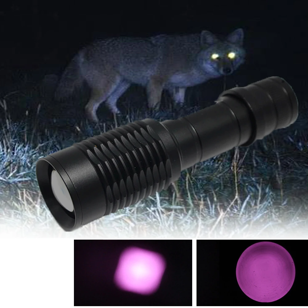 

5W IR 850nm Zoomable Focus Hunting Flashlight Tactical LED Infrared Radiation IR Lamp Night Vision Rifle Scope Weapon Gun Light