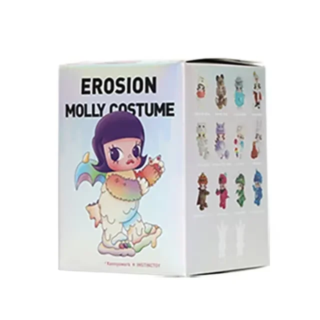 

Original Molly X Instinctoy Erosion Molly Costume Series Blind Box Toys Kawaii Surprise Guess Figure Home Model for Girls Gift