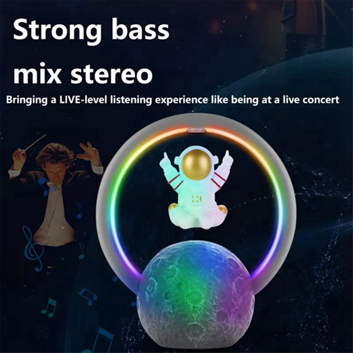 Модернизированный подвесной Bluetooth-динамик космонавта