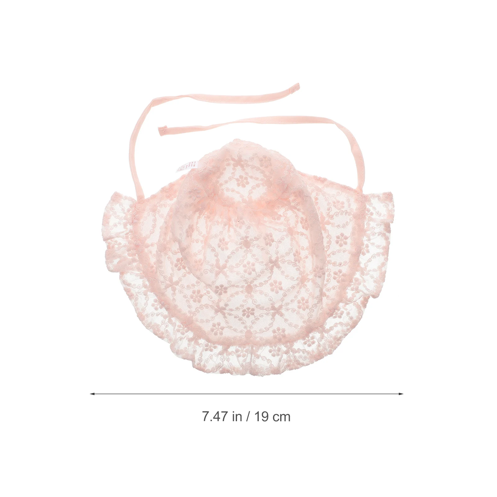 

Baby Girl Court Hat Newborn Summer Bonnet Lace Design Breathable Cotton Kids Hats for Outing Holidays Daily Use