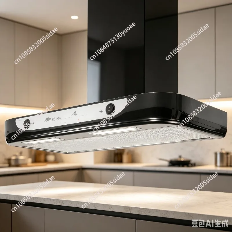 RV Motorhome Trailer Range Hood 12V Touch Control Lighting Car Mounted Exhaust Fan For Kitchen Ventilation