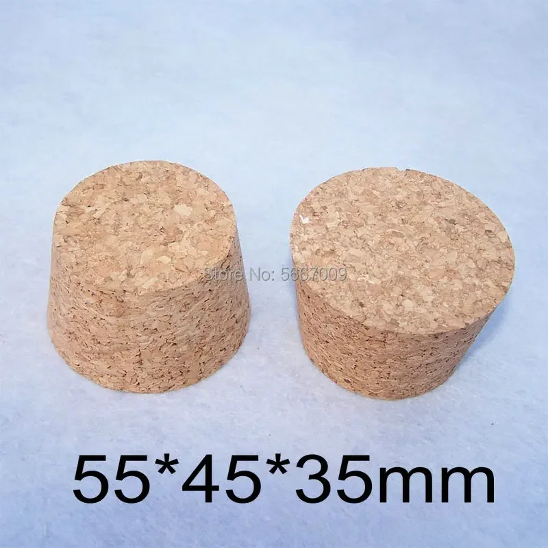 

55*45*35mm Lab Wooden Stop Tea seal Jar Caps Glass Bottle Plugs Corks Stoppers