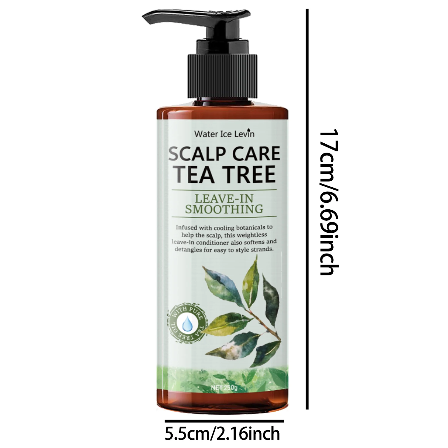 250g Tea Tree Conditioner, Super Fluffy, Moisturizing, Refreshing, Smooth Hair Care for Dry Hair, Long-Lasting Fragrance - Moisturizing and Nourishing - a Summer Essential