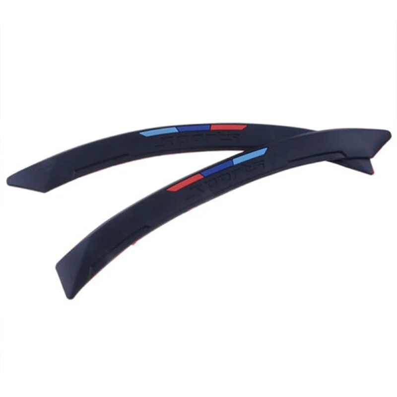 Universal Fender Flare Car Wheel Arches Wing Extenders Arch Eyebrow Mudguard Lip Body Rubber Protector Cover Mud Flaps Trim Kit