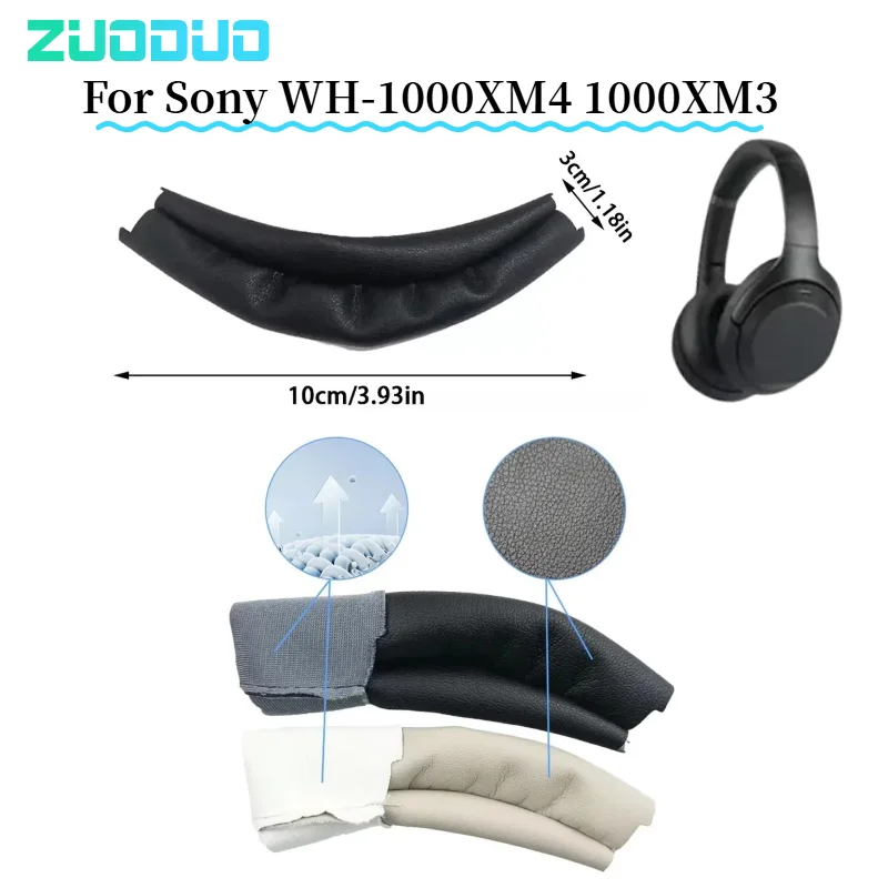 

Replacement Sponge Ear Pads Headband Cushion Muffs for Sony WH-1000XM4 1000XM3 Headphone Earpads Sleeves Head beam