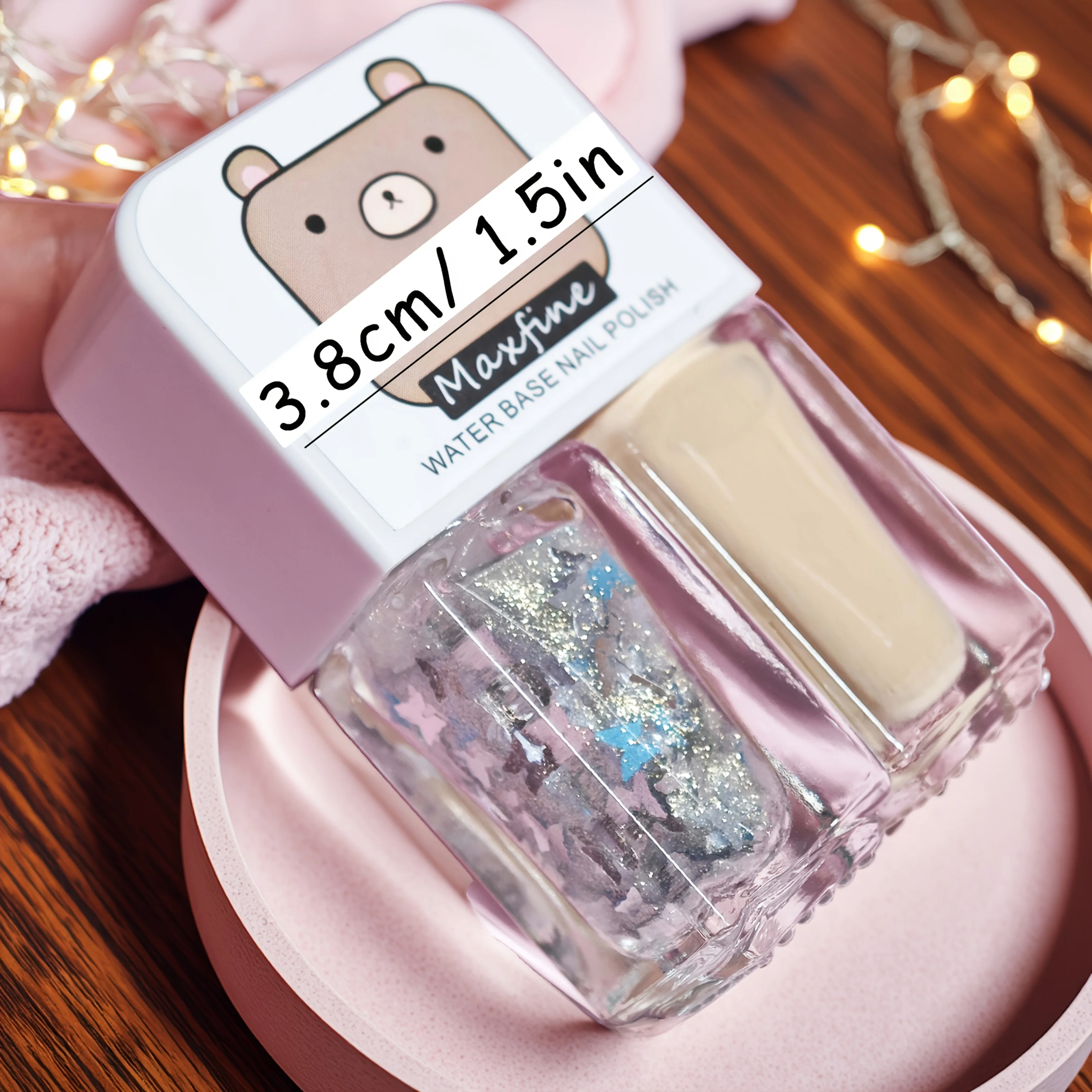 D29 Sweetheart Butterfly 2 طلاء أظافر مائي غير قابل للخبز سهل التقشير #1