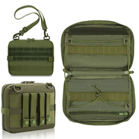 Tactical Admin Molle Pouch Medical EDC Emt Utility Bag Shell Design Attachment Pouches Hiking Belt Bags Outdoor Hunting Gear