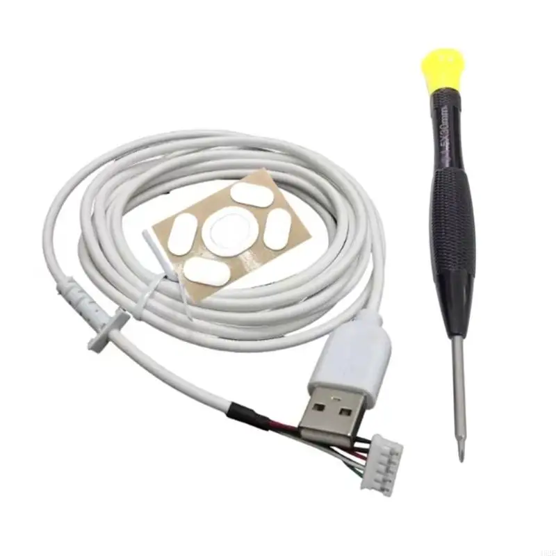 462E Nylons Rubber Cable Mouse Feet Screwdriver for G102 Enhances Gaming Control