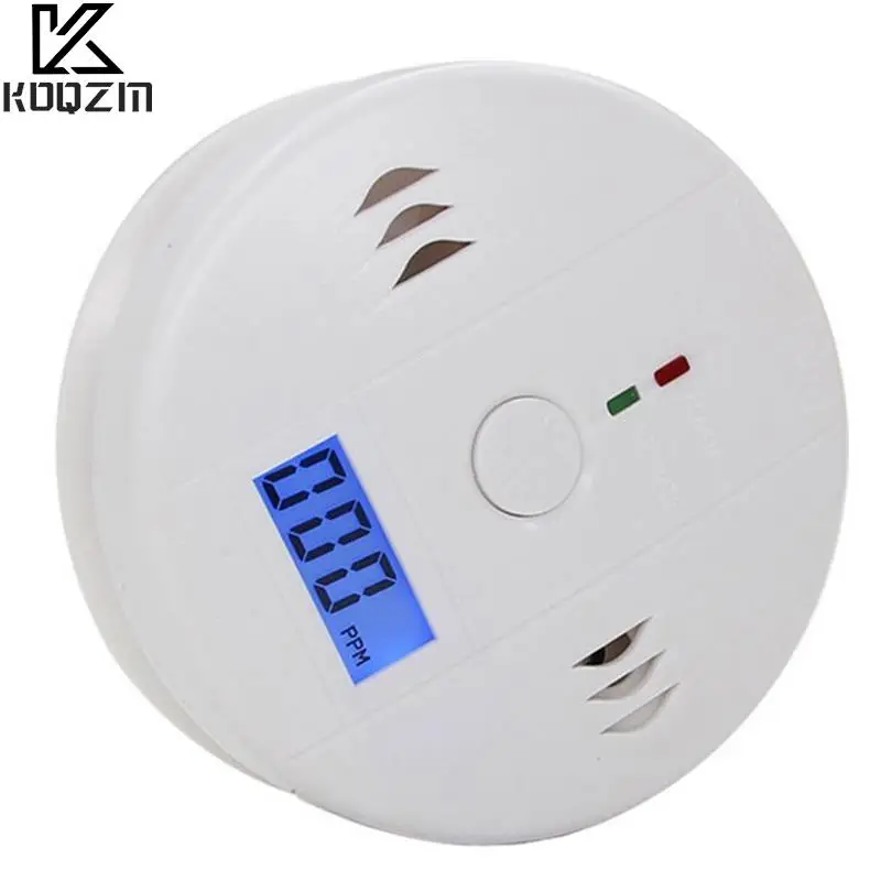 CO Sensor Work Alone Built In 85dB Siren Sound Independent Carbon Monoxide Poisoning Warning Alarm Detector 1pcs