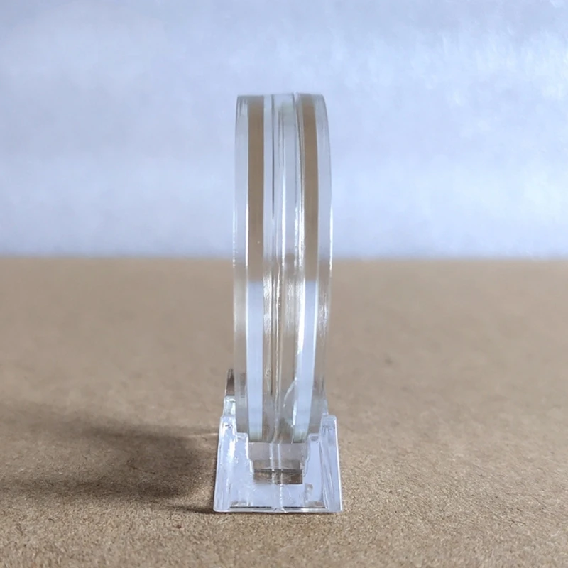 Commemorative Coin Display Holder Capsules with Stands for Collecting Container