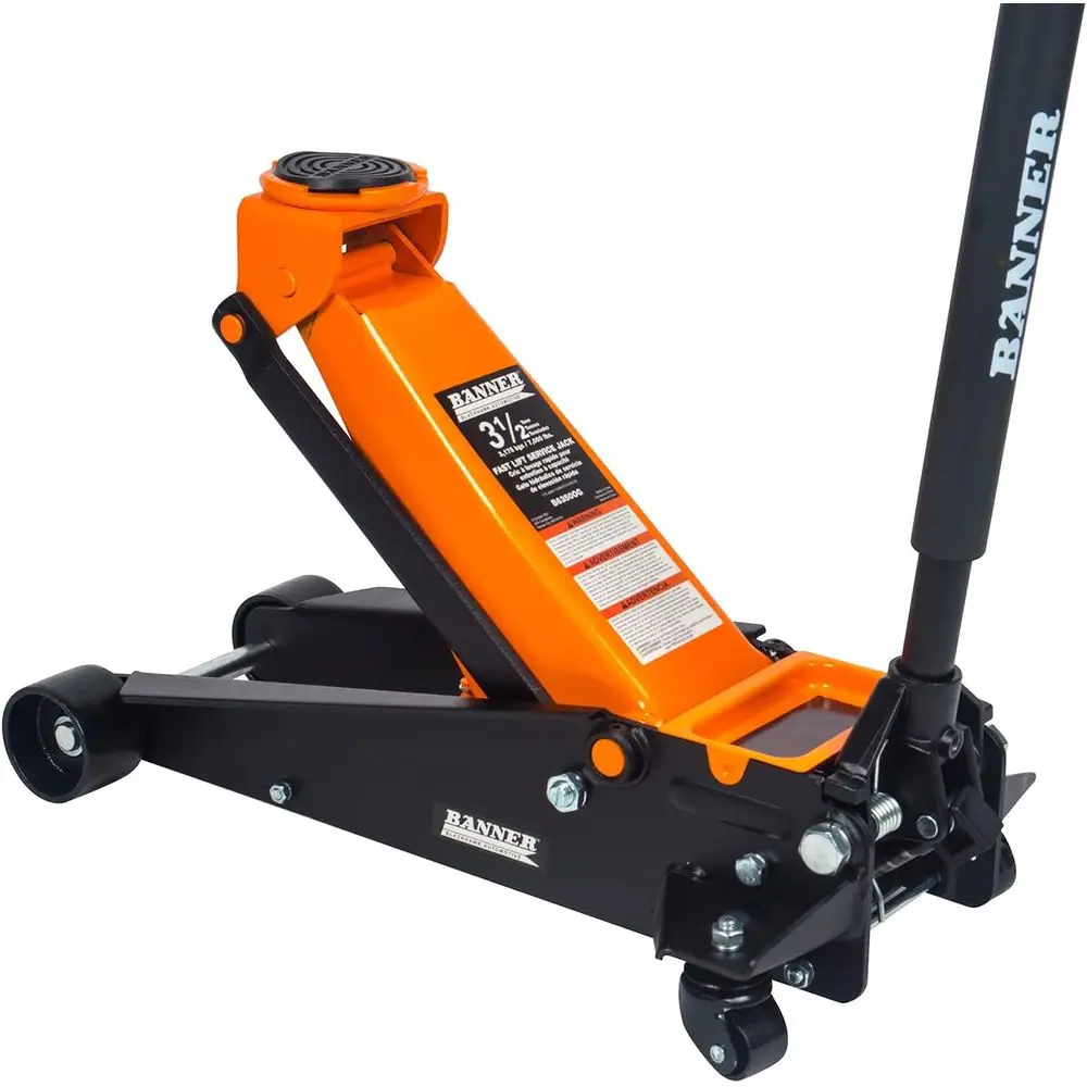 

3.5 Ton Heavy-Duty Hydraulic Floor Jack for Cars, Trucks, and SUVs