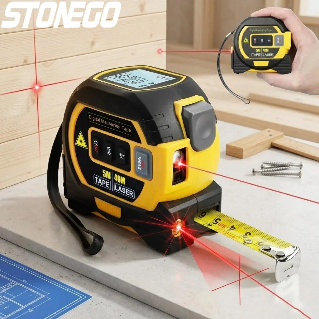 

Лазерная рулетка 40м/60м, инфракрасный дальномер, высокоточный умный измерительный прибор