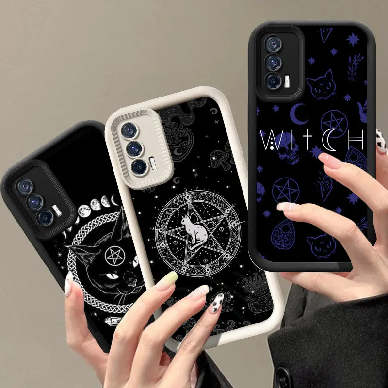 Witches Moon Cat Mystery Phone Case For VIVO V30 X80 X90 X100 Pro V29 V40 Y02 Y17 Y22 Y76 S Y03 Y21 Y27 Y28 Y35 Y36 Y72 Y75 Y78