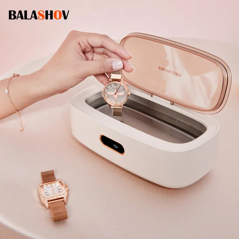 

Ultrasonic Cleaner 45000Hz High Frequency Sonicator Bath Wash Machine Timer for Jewelry Parts Glasses Watch Makeup Brushes Teeth