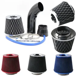 air filter universal 76mm car high flow air filter Aluminum intake filter mushroom head car air filter induction kit accessories