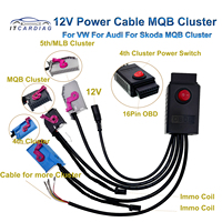 MQB Cluster 12V Power Test Cable 5th Cluster Cable 4th ID48 Key Program Cable MQB NEC35XX Cable MQB48 Instrument Cable fit VVDI2
