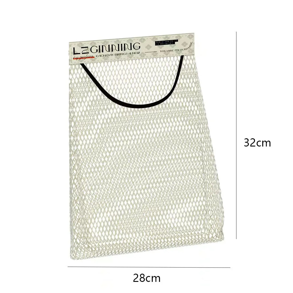 المطبخ قابلة لإعادة الاستخدام المطبخ شنقا شبكة حقيبة البوليستر سعة كبيرة حقيبة التخزين الحائط صافي الجيب #6