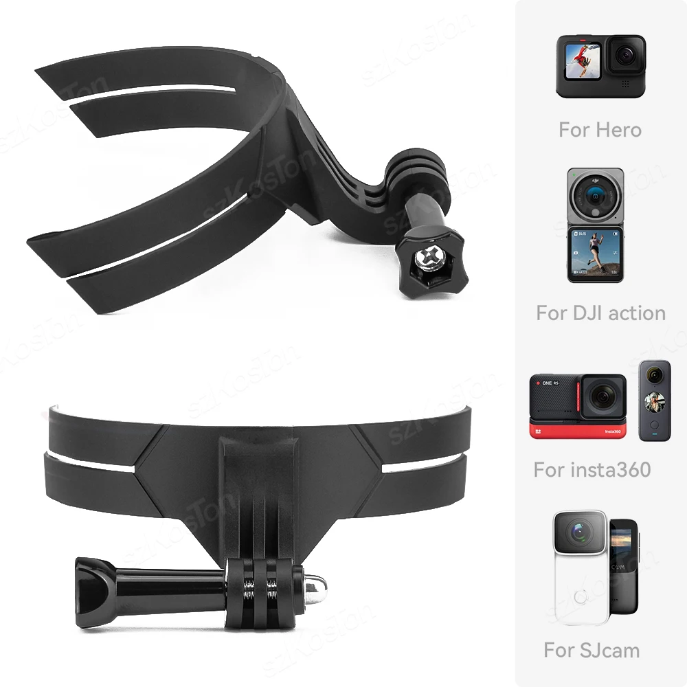 Подбородок для шлема на все лицо для GoPro Hero 13 12 11 10 9 8 Yi 4K для Insta360 X4, складной ремешок для камеры, аксессуары для крепления спереди