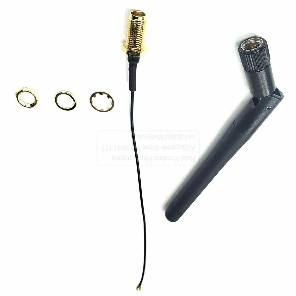 2.4G WIFI 3dbi هوائي إلى SMA موصل سالب 15 سنتيمتر + SMA ذكر هوائي كيت 2400 ميجا هرتز-2500 ميجا هرتز