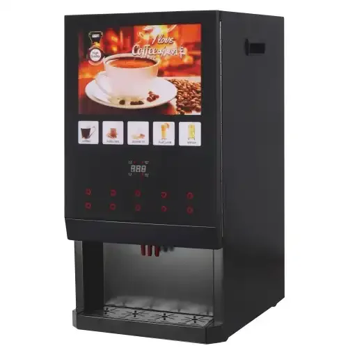 

Commercial Smart Bean To Cup Business 9 Hot Drinks Coffee Fully Automatic Vending Machine