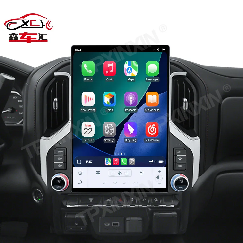 

15.6" Car Android Multimedia Player For Chevrolet Silverado GMC Sierra 2019-2022 1500 2500 3500 GPS Navi Stereo Radio Head Unit
